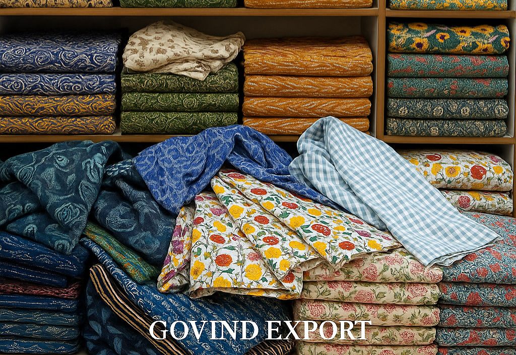 Jaipur Screen Printed Cotton Fabric